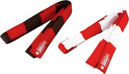Ju-Sports Gürtel rot/schwarz 7. DAN