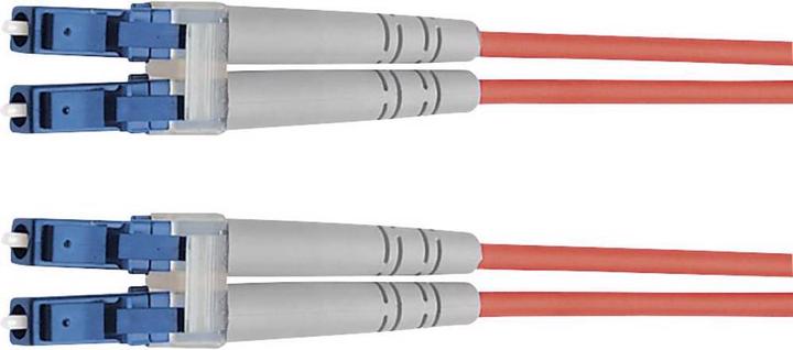 Actual product image Telegärtner Fiber optic cable (1x LC connector 1x connector) 50/125 µ multimode OM4 5.00 m (S/FTP, CAT7, 5 m)