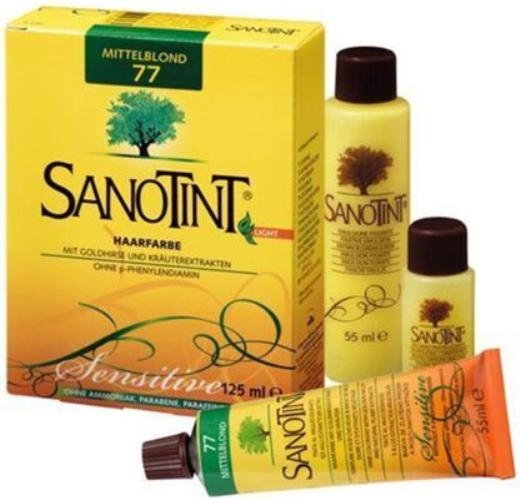 Produktbild Sanotint Sensitive Light Haarfarbe 77 dunkelblond gold (77 dunkelblond gold)