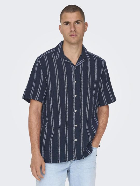Immagine prodotto Only & Sons Camicia a maniche corte a righe (L)