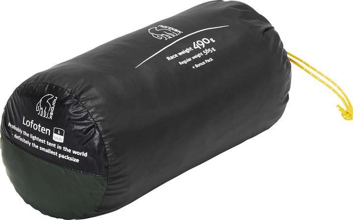 Actual product image Nordisk Lofoten (Tunnel tent, 0.49 kg, 1 person)