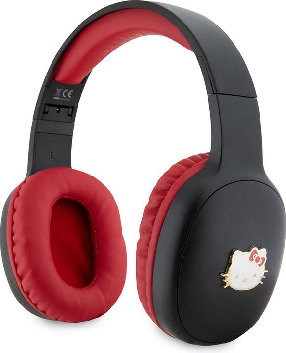 Hello Kitty słuchawki nauszne Bluetooth HKBHA1BKHLMK czarny/black Metal Logo (8 h, Wireless)