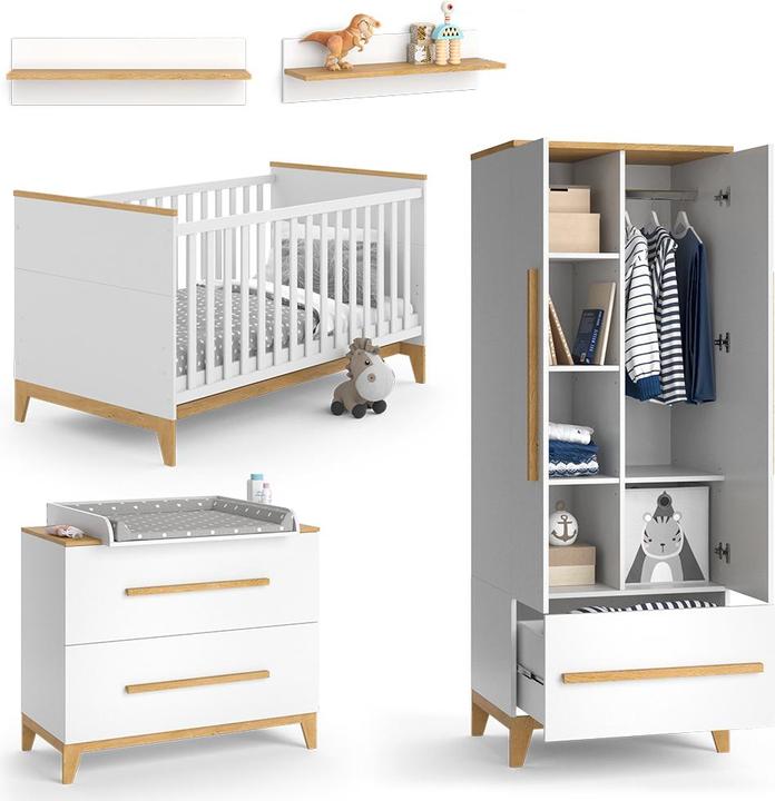 Produktbild VitaliSpa Malia (Babybett, Kinderkleiderschrank, Wickelkommode)