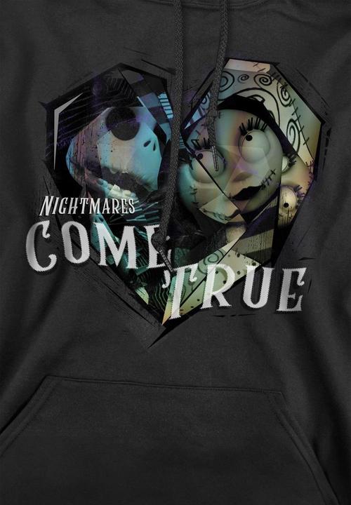 Immagine prodotto The Nightmare Before Christmas Nightmares Come True Felpa con Cappuccio Uomo (M)