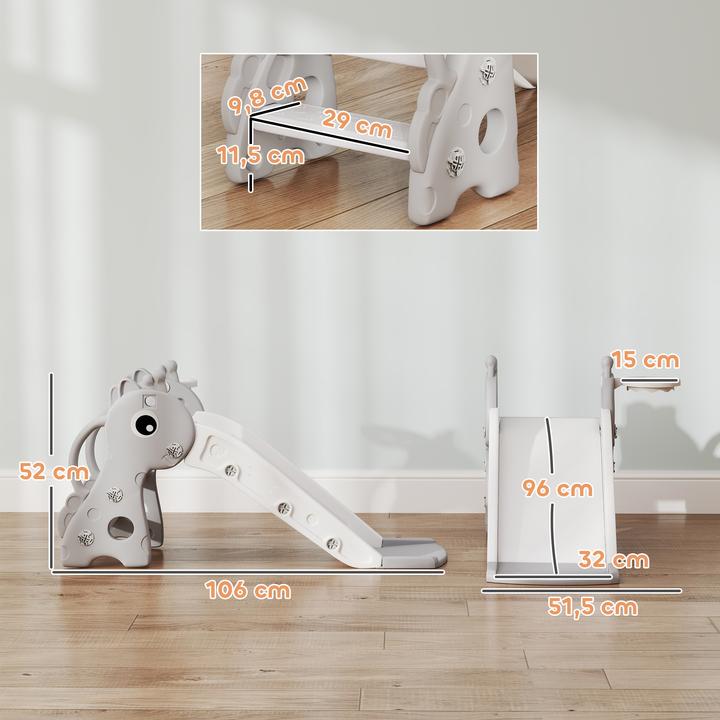 Actual product image Aiyaplay Kinderrutsche Kunststoff Grau