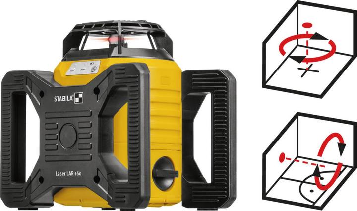 Productafbeelding Stabila Roterende laser LAR 160, 5-delige set