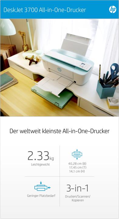 Immagine prodotto HP DeskJet 3750 (Inchiostro, Colore)