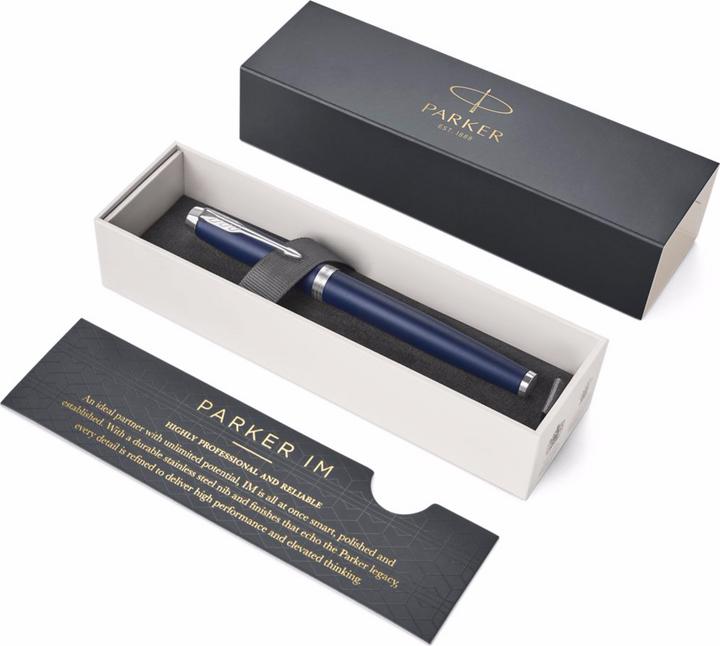Actual product image Parker Pen IM Matte Blue C.C. (Blue, 1 x)