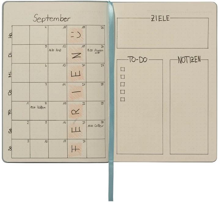 Image du produit Kolma Carnet de notes Smooth A5 turquoise à pois (A5, Quadrillé, Couverture souple)