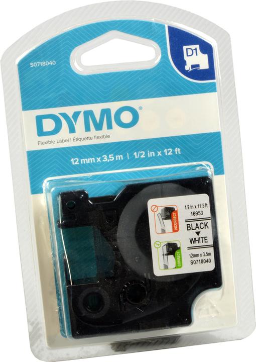 Produktbild Dymo D1 (1.20 cm, Weiss)