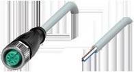 Produktbild Pepperl & Fuchs Pepperl+Fuchs Fabrik Kabeldose V1-G-2M-PUR Konfektioniertes Sensor-Aktor-Kabel 4050143009855 (Antennenkabel)