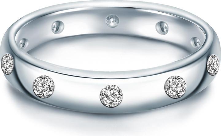 Trilani Damen Sterling Silber Zirkonia silber - 4214