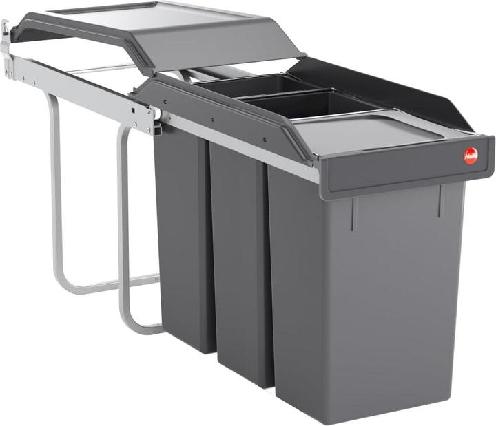 Produktbild Hailo Einbau-Mülleimer mit Mülltrennsystem (3x10 L) (30 l)