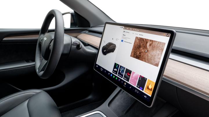 Actual product image 2befair Displayschutzfolie (Matt/Klar) für das Tesla Model 3/Y