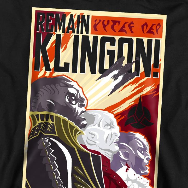 Immagine prodotto Universal Textiles Remain Klingon Felpa Poster Adulto Unisex (M)