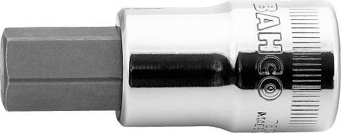 Actual product image Bahco 1/2" socket spanner for 4 mm hexagon head screws - retail packaging (4 mm)