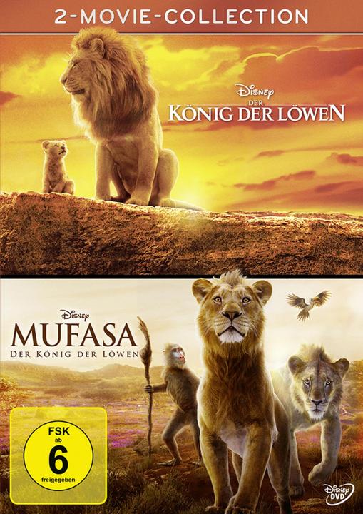 Produktbild Disney Interactive Studios Der König der Löwen + Mufasa (DVD, 20250404, Deutsch, Französisch, Niederländisch, Italienisch, Englisch)