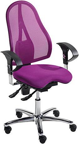 Image du produit Topstar Fauteuil pivotant pour opérateur, mécanisme de contact permanent et siège orthopédique Orthositz®.
