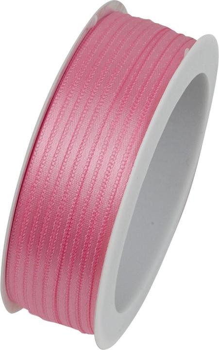 Produktbild Goldina Doppelsatinband 3mmx50m rosa (Geschenkband, 1 x)