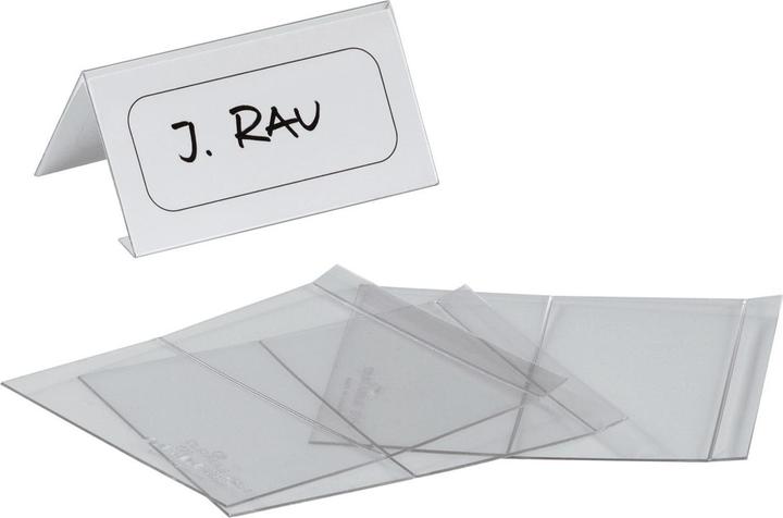 Actual product image Durable PET table name plate