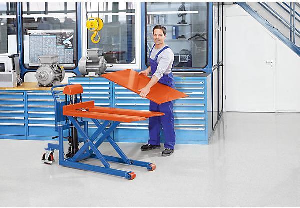 Produktbild kaiserkraft Niederhubwagen mit Gabel, Plattform (500 kg)