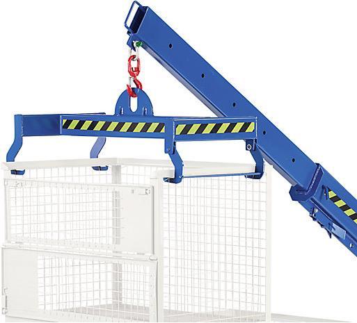 Actual product image eurokraft pro Euro lattice box crane spreader beam