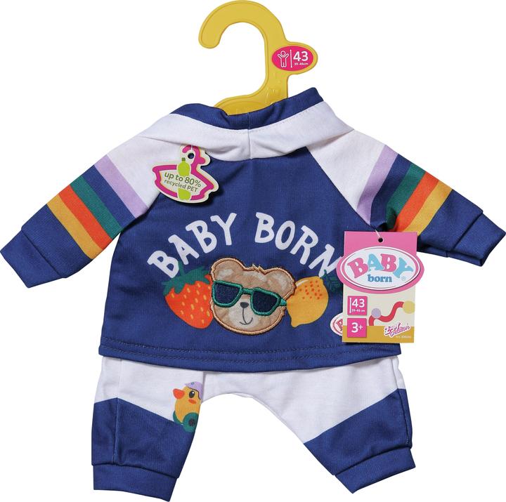Produktbild Zapf Creation BABY born Jogging Anzug Navy 43cm