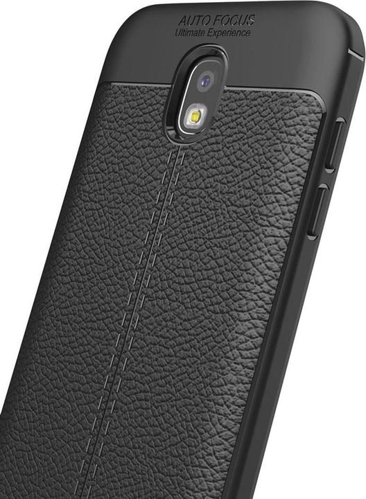 Produktbild König Design Handyhülle für Samsung Galaxy J5 (2017) Schutztasche Wallet Cover Case Schwarz (Samsung Galaxy J5 (2017))