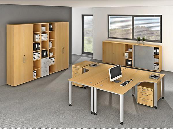Actual product image Office Akktiv RENATUS - Roller shutter cabinet