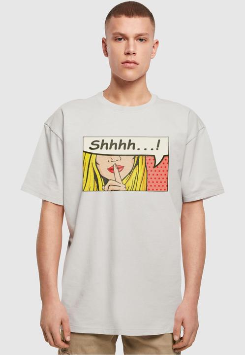 Actual product image Merchcode Silent Sign Comic Heavy Oversized Tee - 112863 (L)