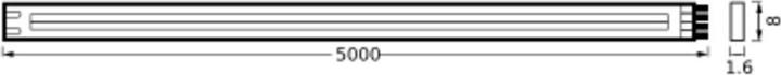 Image du produit Ledvance Cob Strips (Blanc chaud, 500 cm, Intérieur)