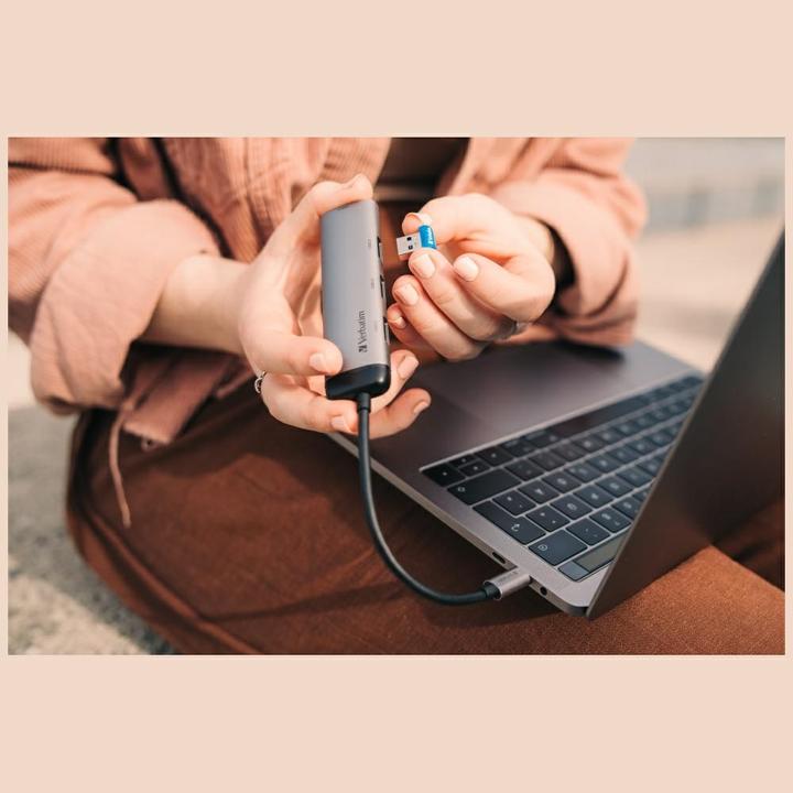Productafbeelding Verbatim Multiport (USB-C, 4 Havens)