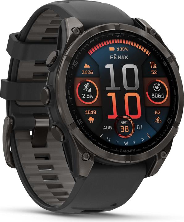 Productafbeelding Garmin FENIX 8 AMOLED Saffier Titanium (47 mm)