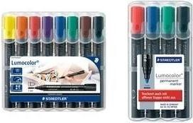 Actual product image Staedtler 352 Marker Lumocolor Permanent (Multicoloured, 2 mm, 8 x)