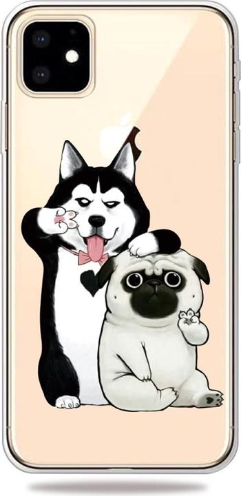Produktbild Ueli Express iPhone 11 Super Slim Gummi Hülle coole Hunde (Apple iPhone 11)