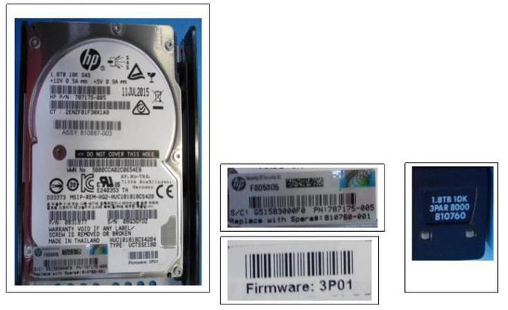 Image du produit HPE DRV 1.8TB HDD SAS10K SFF (1.80 To, 2.5")