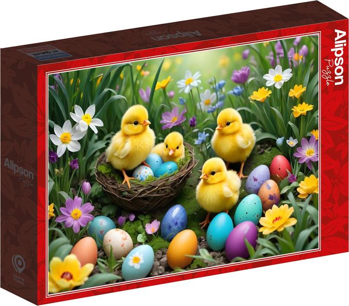 Actual product image Alipson Puzzle Puzzle 500 pieces Easter Chicks (500 pieces)