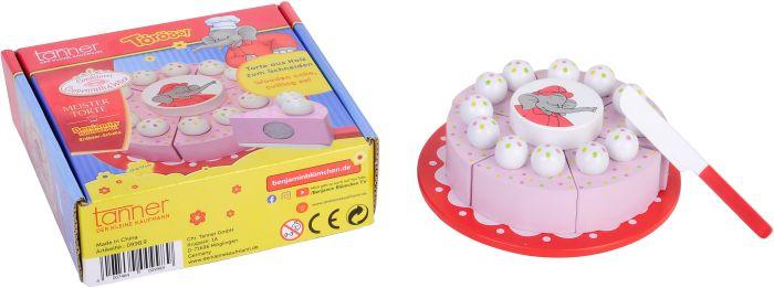 Actual product image Tanner Benjamin Blümchen cake for cutting