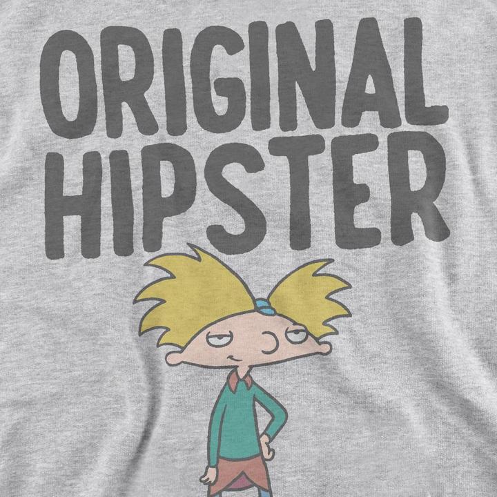 Actual product image Hey Arnold! Unisex Adult Original Hipster Sweatshirt (XXL)
