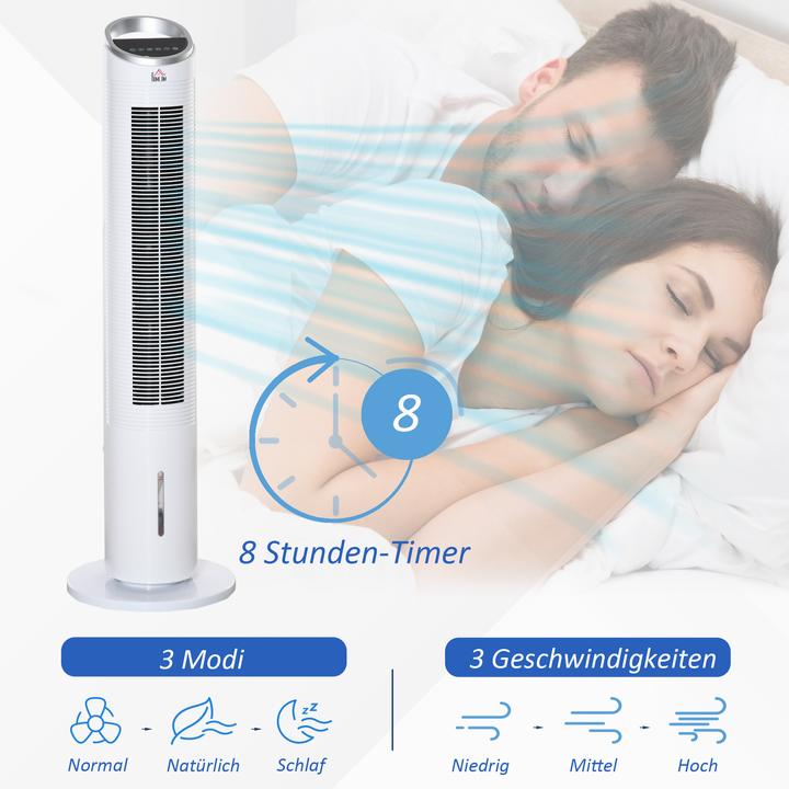 Actual product image Homcom Air cooler with ice boxes