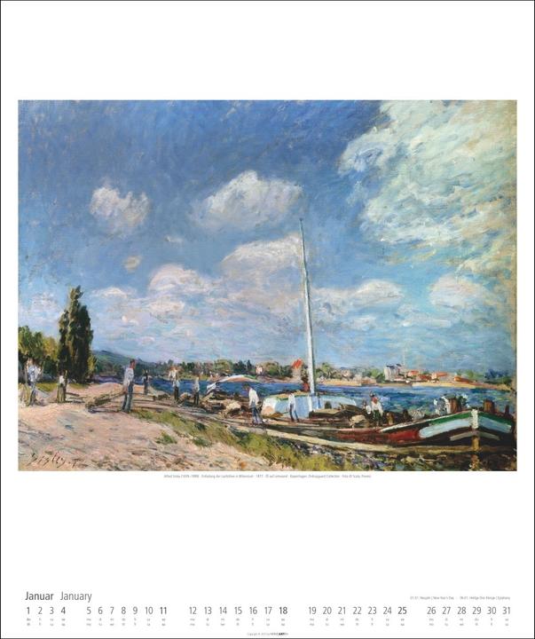 Produktbild Impressionismus Kalender 2026 (46 x 55 cm, Englisch, Deutsch)