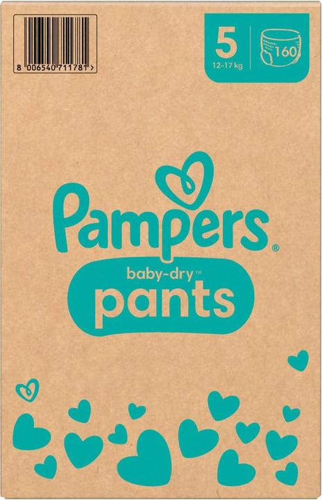 Actual product image Pampers Baby-Dry Pants (Size 5, Monthly box, 160 Piece)