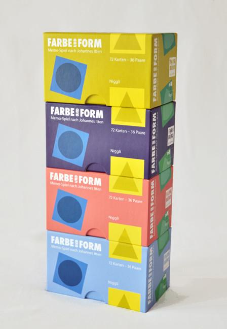 Produktbild Farbe und Form. Spielen mit der Farben- und Formenlehre Johannes Ittens (Deutsch, Englisch, Farbbüro Isler und Bader, 2014)
