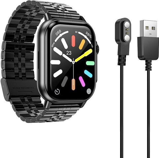 Produktbild Hoco Other Computer Accessory Smartwatch 2,02" TFT with call function DYD02 black