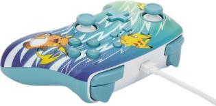 Actual product image PowerA Switch Controller Enhanced wired Pikachu Evolution (Switch, Switch OLED)