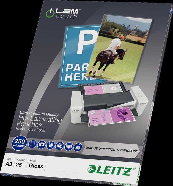 Produktbild Leitz Laminierfolie (A3, 25 Stück, 250 µm)
