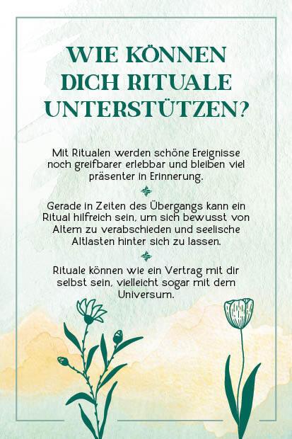 Actual product image Kartenbox: Rituale für die Seele - 64 Karten für spirituelle Kraft und Energie (German, Beate Tschirch, 2024)
