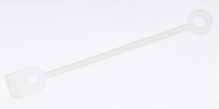 Actual product image Comair Silicone round rubber tab long