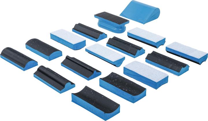 Productafbeelding BGS Klittenband schuurblokset | 16 stuks.