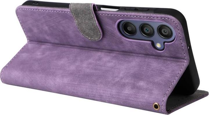 Actual product image Cover-Discount Galaxy A26 5G - Ledertasche mit RFID Blocker (Samsung Galaxy A26)